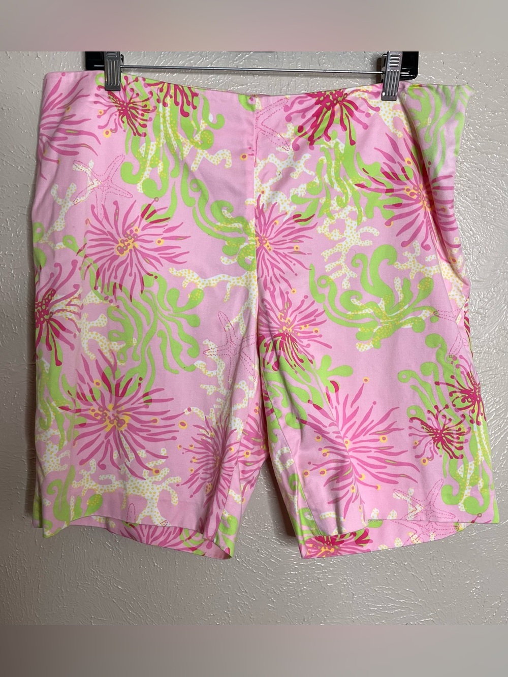 Lilly Pulitzer coral reef Bermuda shorts pink